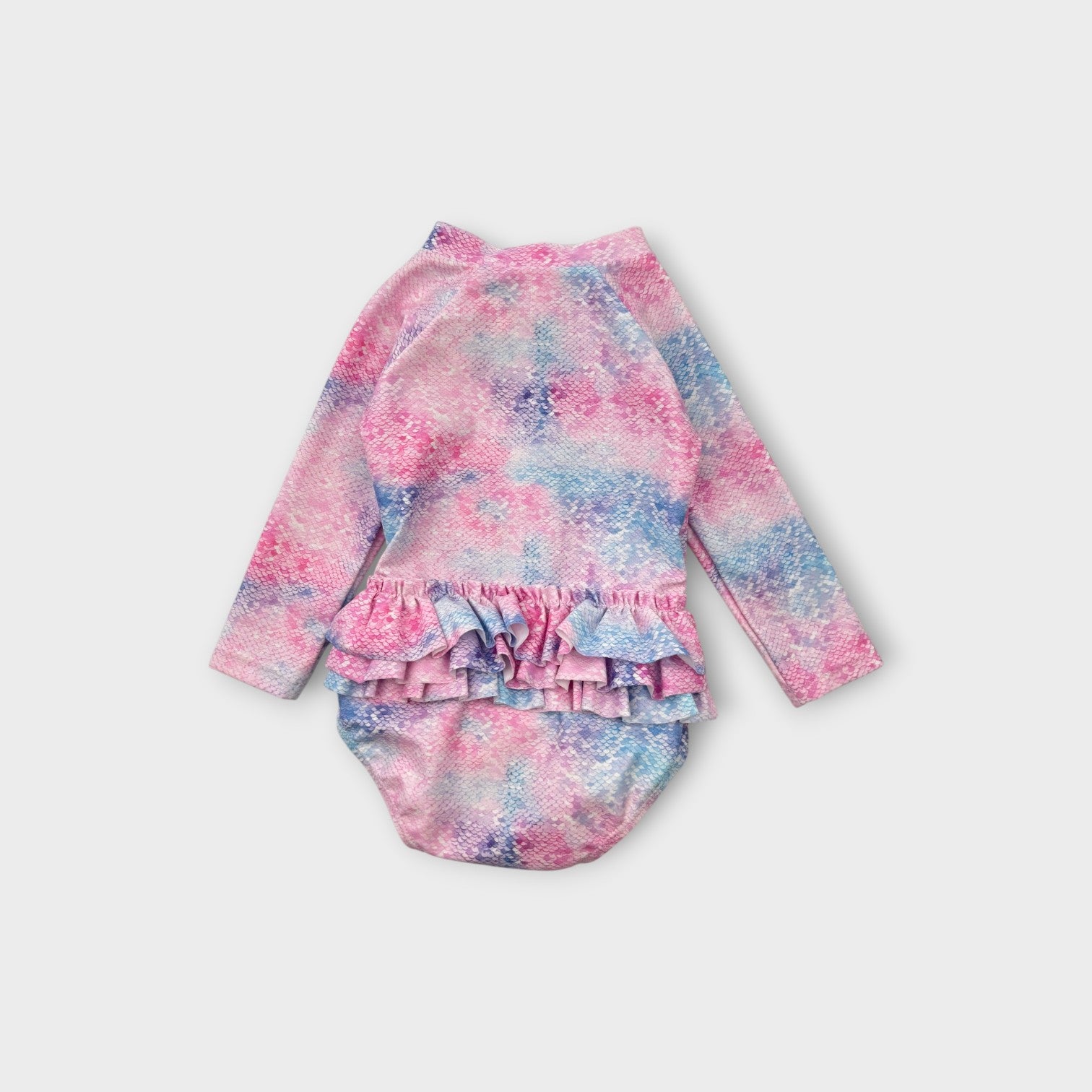 Bebe Rainbow Scale Swimsuit, Size 0