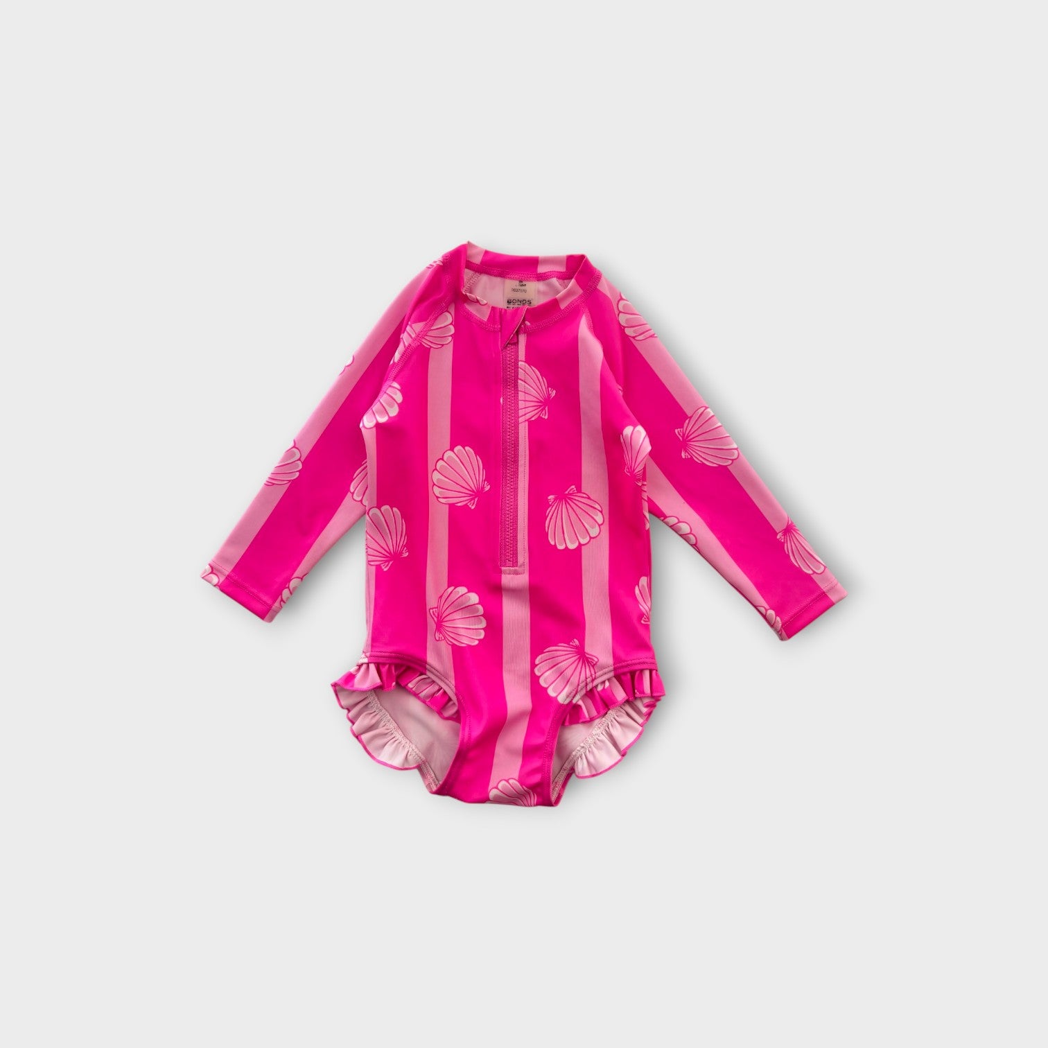 Bonds Stripe Shell Swimsuit, Size 0