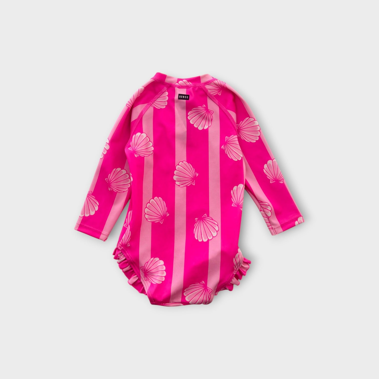 Bonds Stripe Shell Swimsuit, Size 0