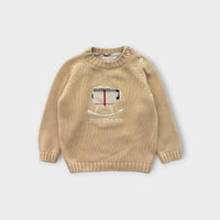 Burberry Cream Knit Jumper, Size 1
