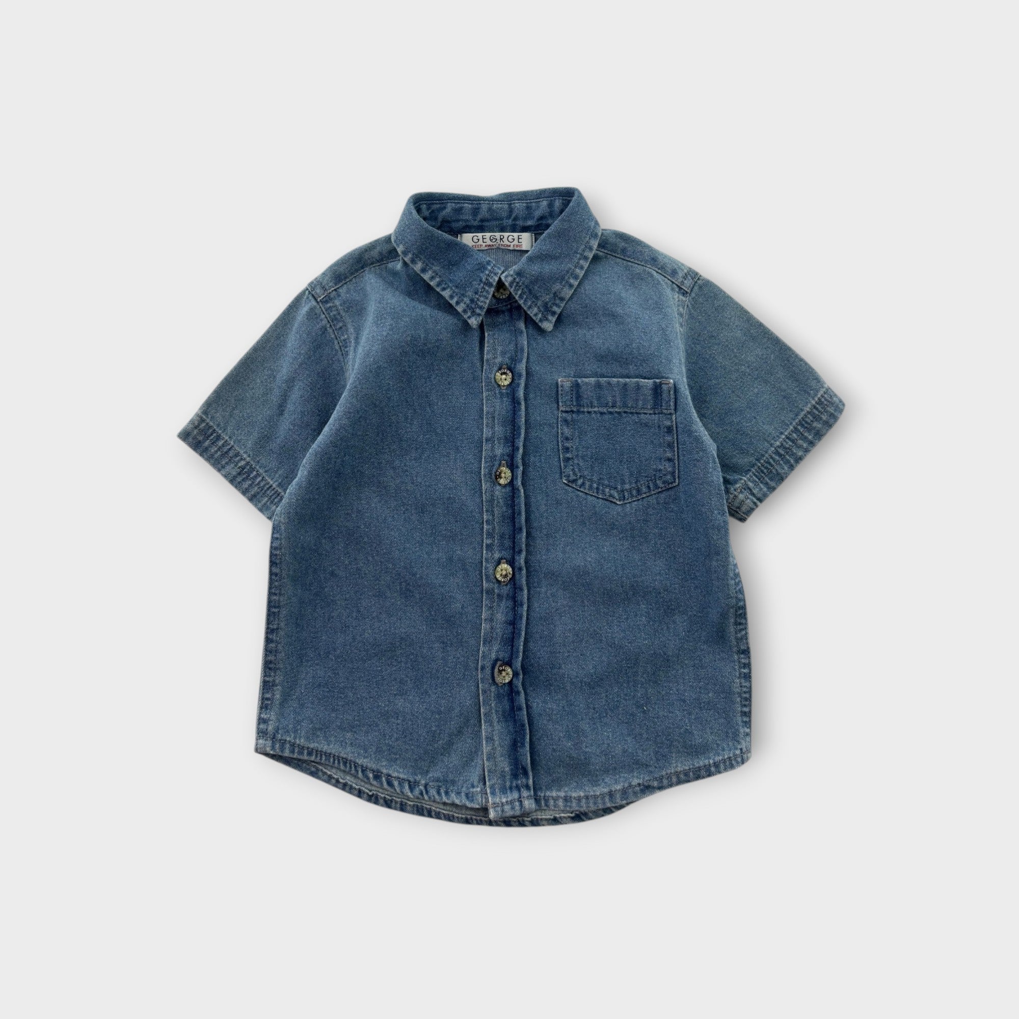Vintage Denim Shirt, Size 1