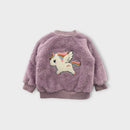 Hux Fluffy Unicorn Jacket, Size 1