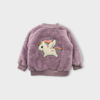 Hux Fluffy Unicorn Jacket, Size 1