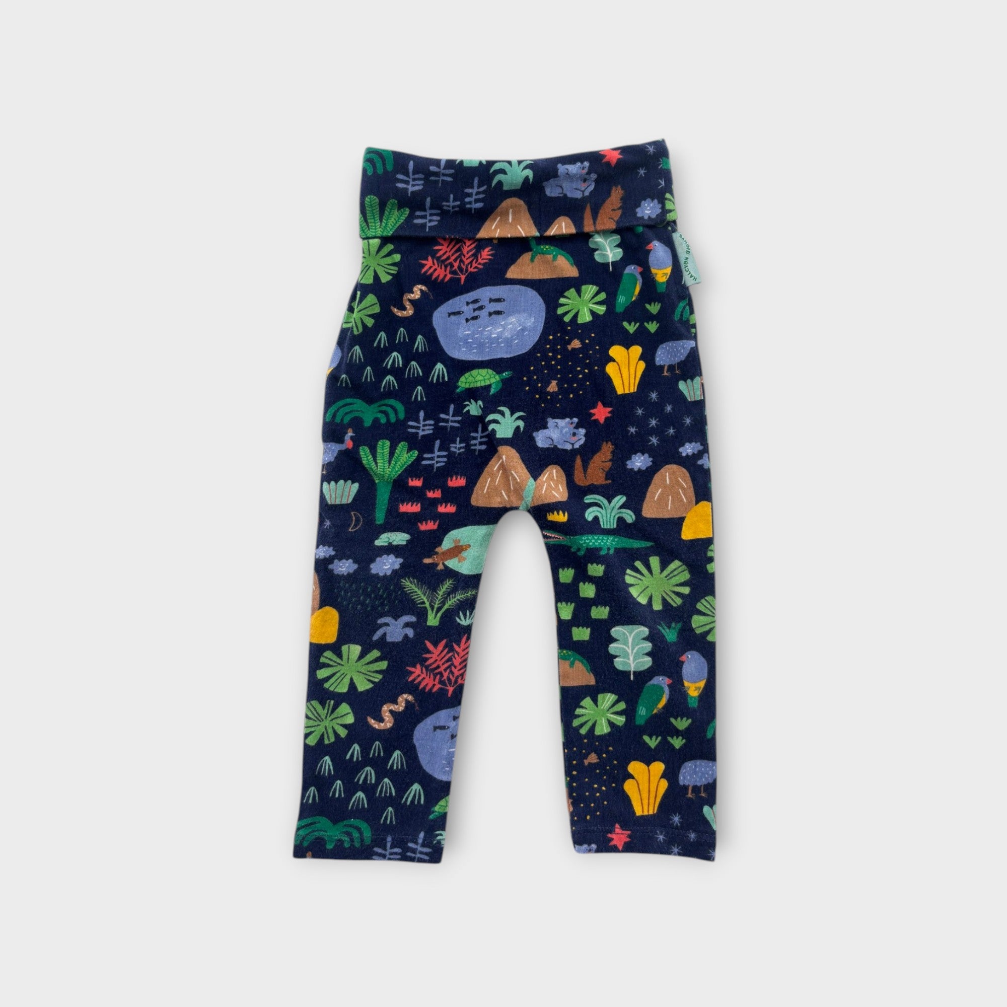 Halcyon Nights Aussie Print Leggings, Size 1