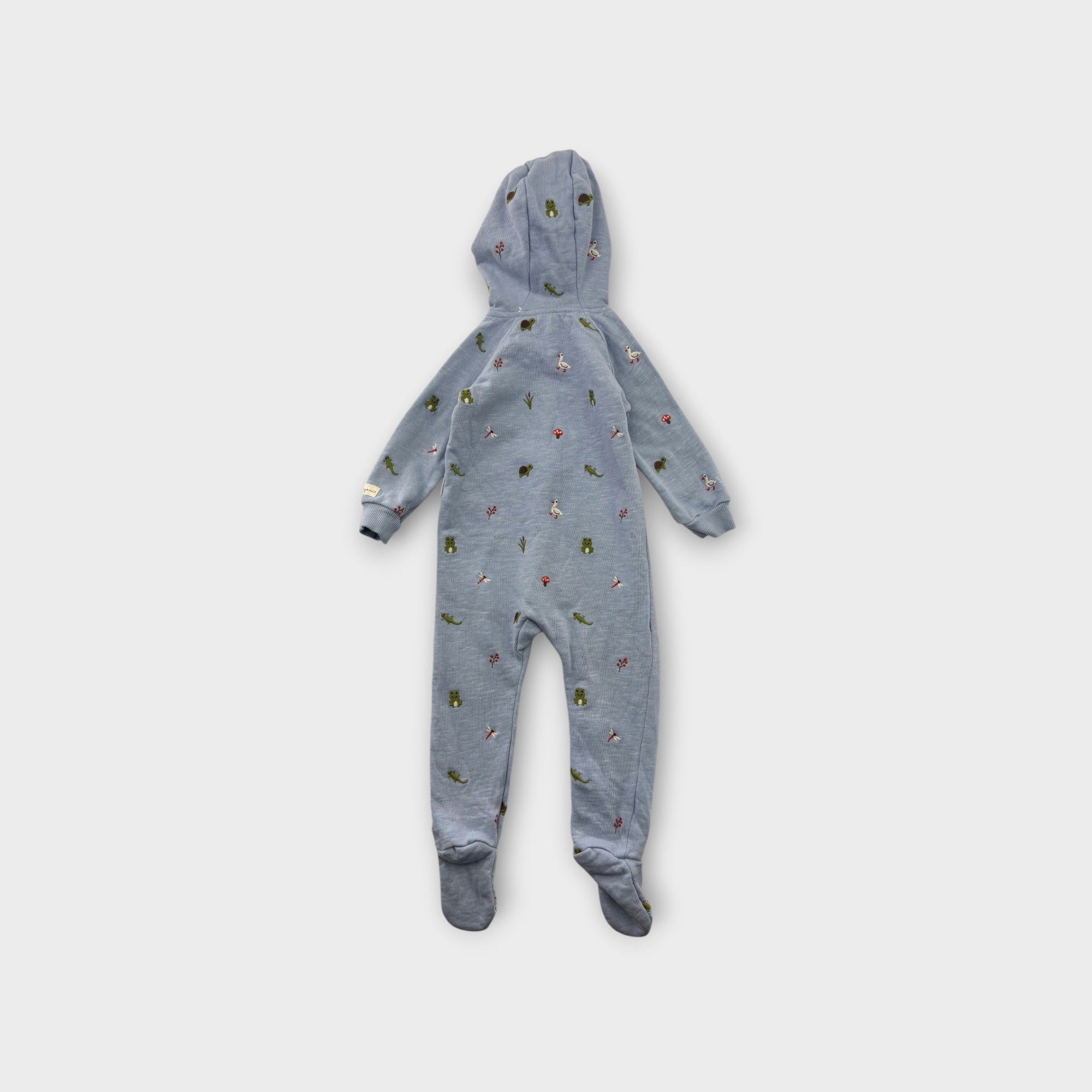 Purebaby Hood Jumpsuit, Size 1