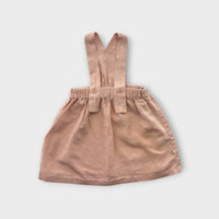 Goldie & Ace x Lindy Klim Linen Pinafore, Size 1-3