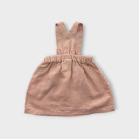 Goldie & Ace x Lindy Klim Linen Pinafore, Size 1-3