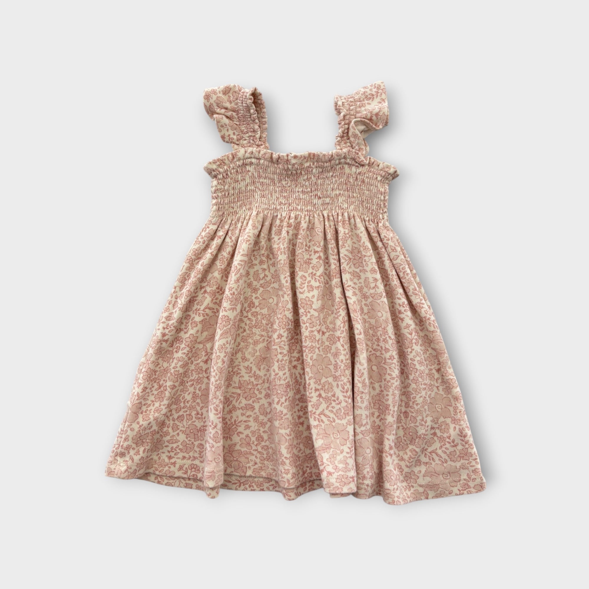 Quincy Mae Floral Smock Dress, Size 1