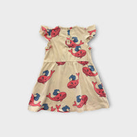 Mini Rodini Whale Dress, Size 1