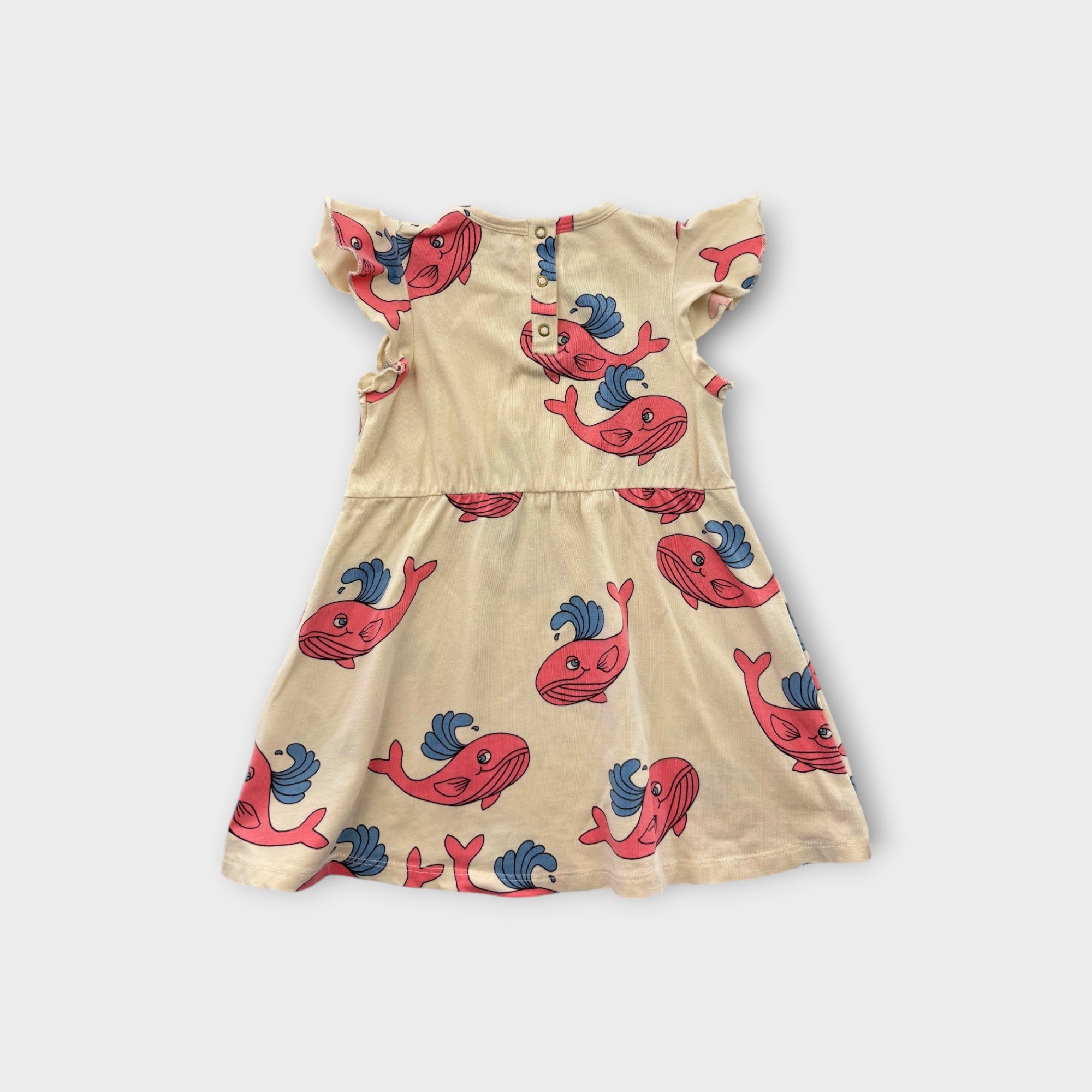 Mini Rodini Whale Dress, Size 1