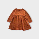 Brown Cherry Jumper Dress, Size 2-3