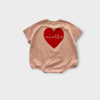 Ninthe Heart Romper, Size 1