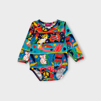 Halcyon Nights x Jenny Kee Bodysuit, Size 1