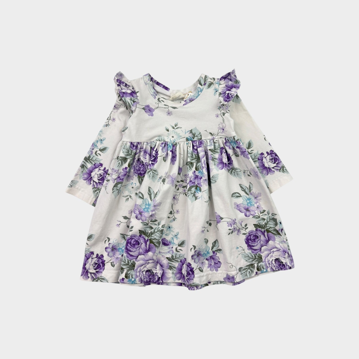 Floral Long Sleeve Dress, Size 0