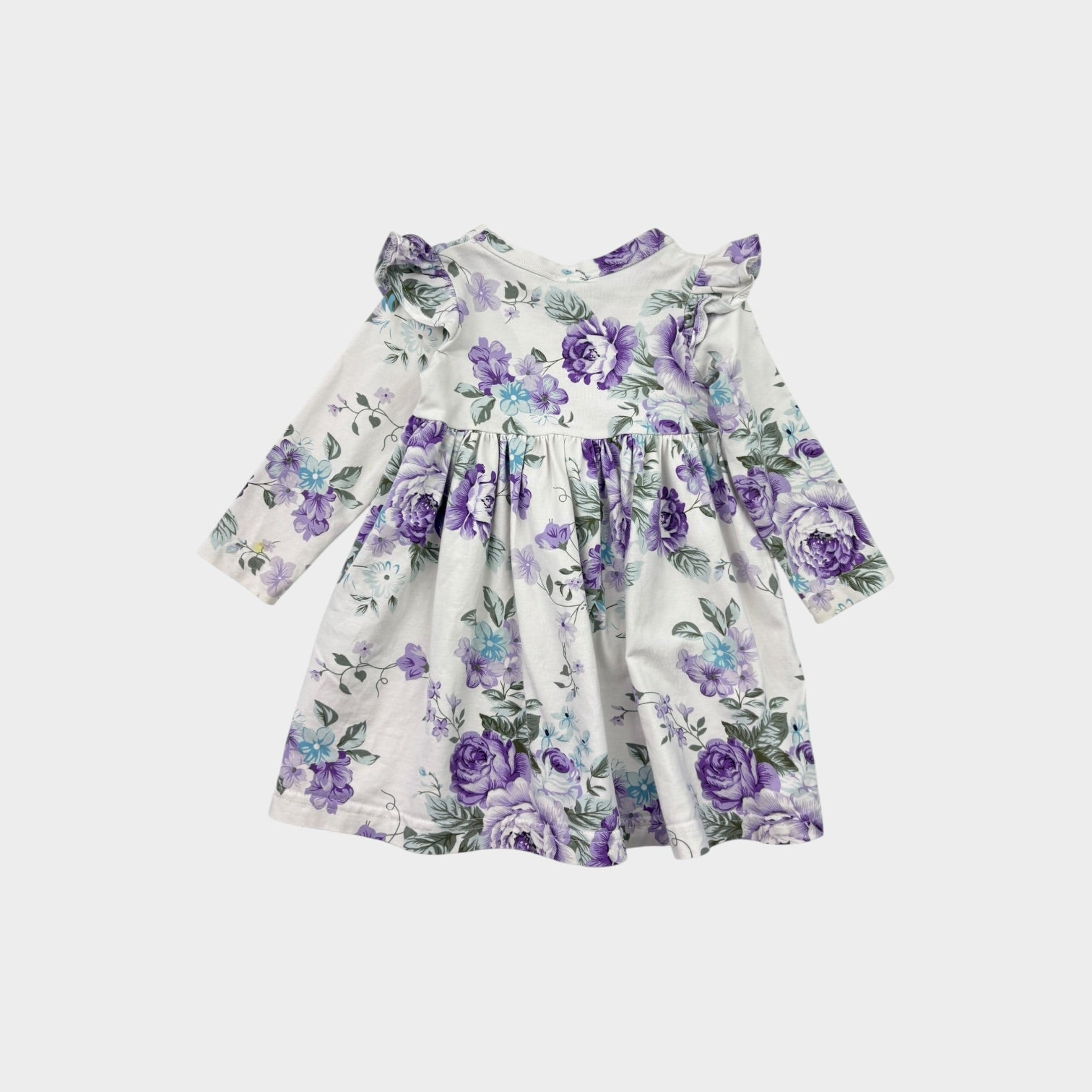 Floral Long Sleeve Dress, Size 0