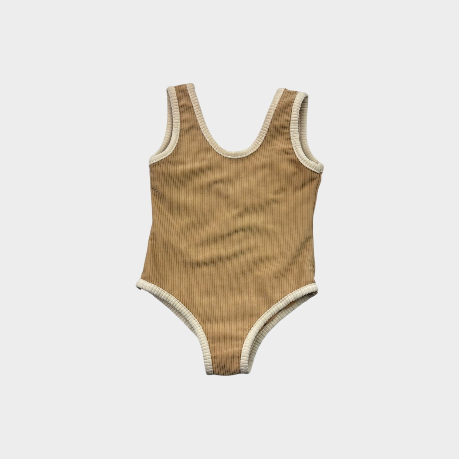 Mini Trader Ribbed Swimsuit, Size 1