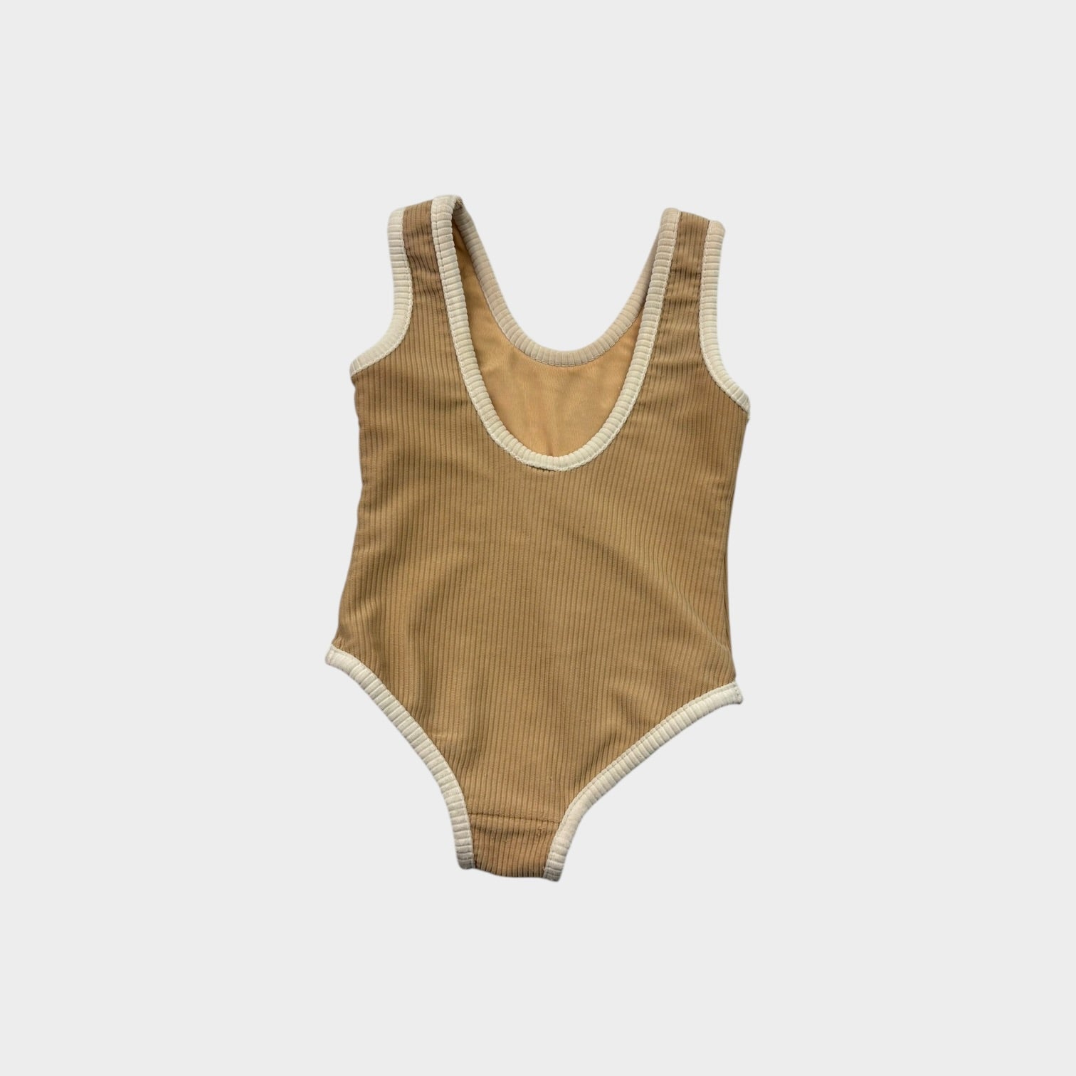 Mini Trader Ribbed Swimsuit, Size 1