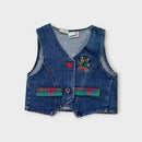 Vintage Denim Vest, Size 2