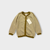 Nature Baby Mustard Cardigan, Size 2