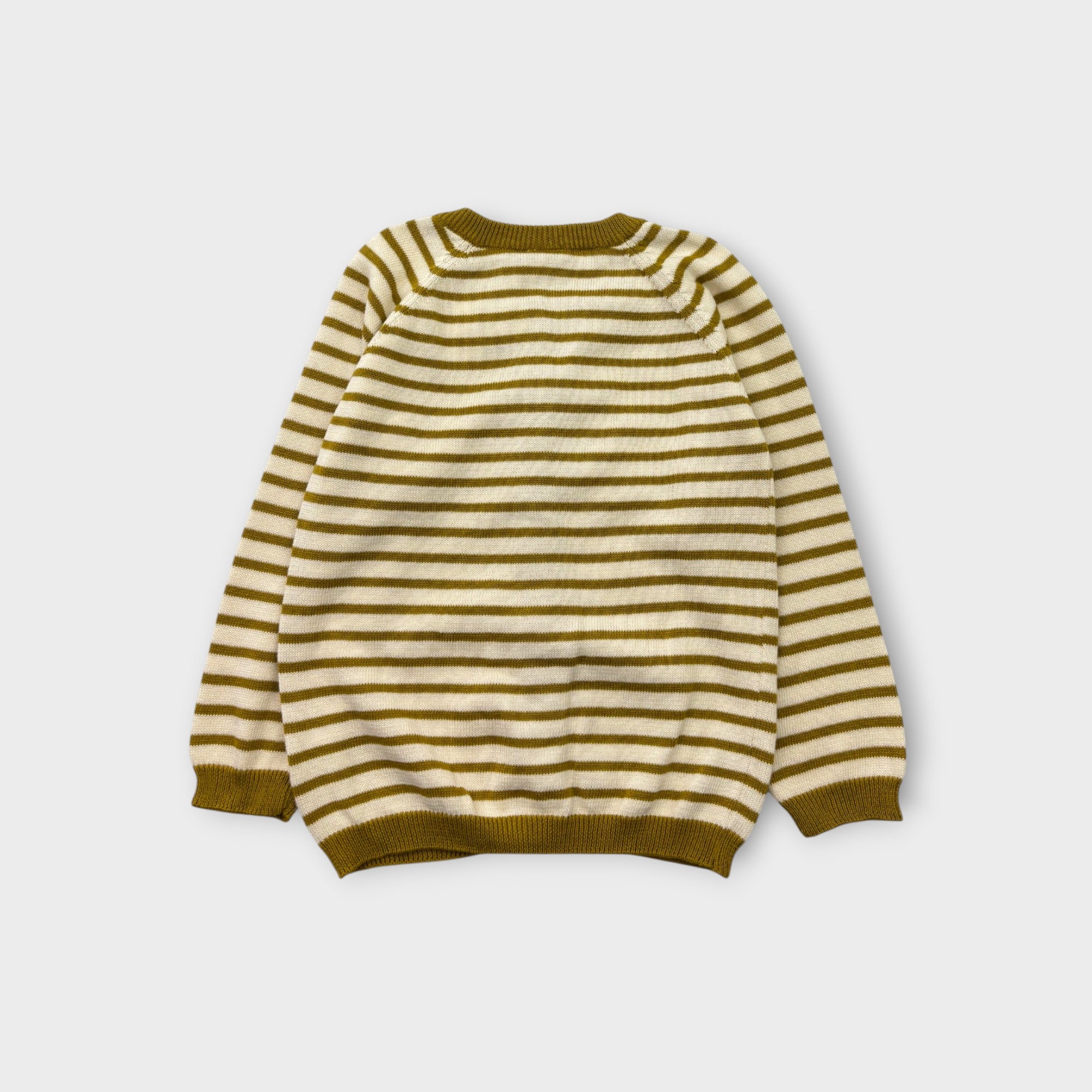 Nature Baby Mustard Cardigan, Size 2
