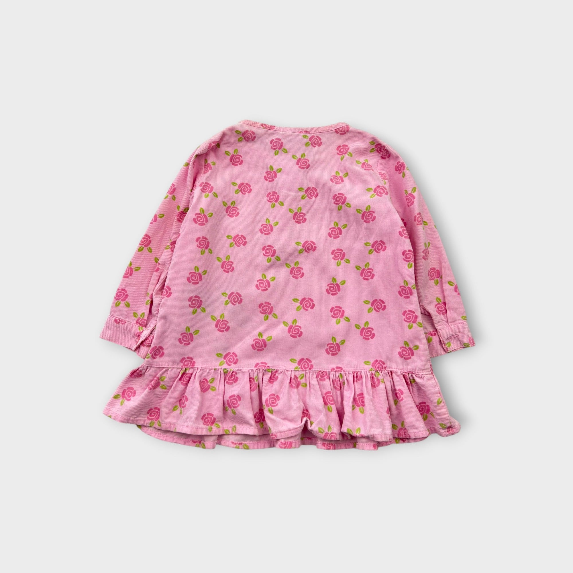 Retro Dorothy Dinosaur Corduroy Dress, Size 2