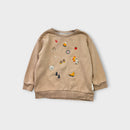 Purebaby Beige Pullover Jumper, Size 2