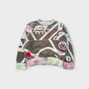 Chocolate Einstein Pattern Jumper, Size 2