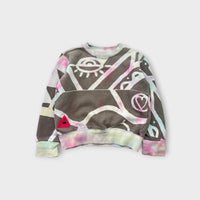 Chocolate Einstein Pattern Jumper, Size 2