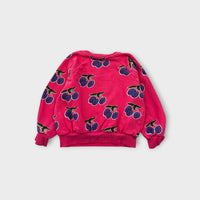 Mini Rodini Cherries Pullover Jumper, Size 2