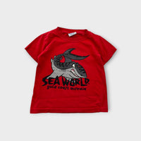 Retro Sea World T-Shirt, Size 2