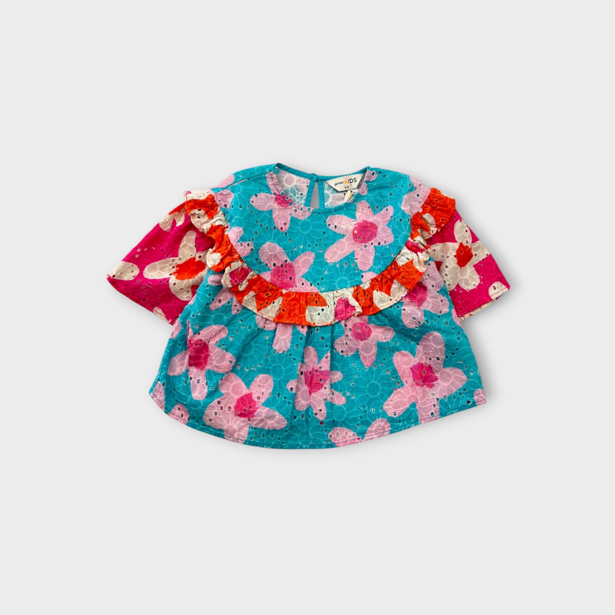 Gorman Playground Broderie Blouse, Size 2-3