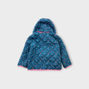 Indigo Collection Teal & Pink Quilted Jacket, Size 2-3