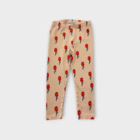 Bobo Choses Flower Leggings, Size 2