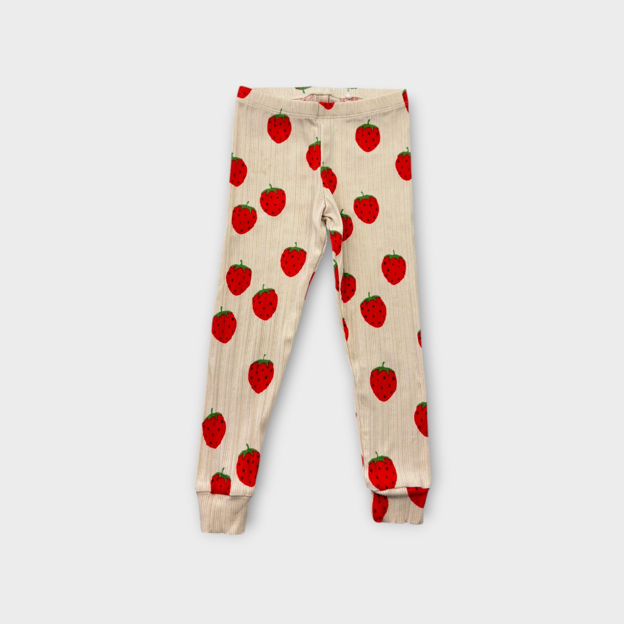 Mini Rodini Strawberry Leggings, Size 2