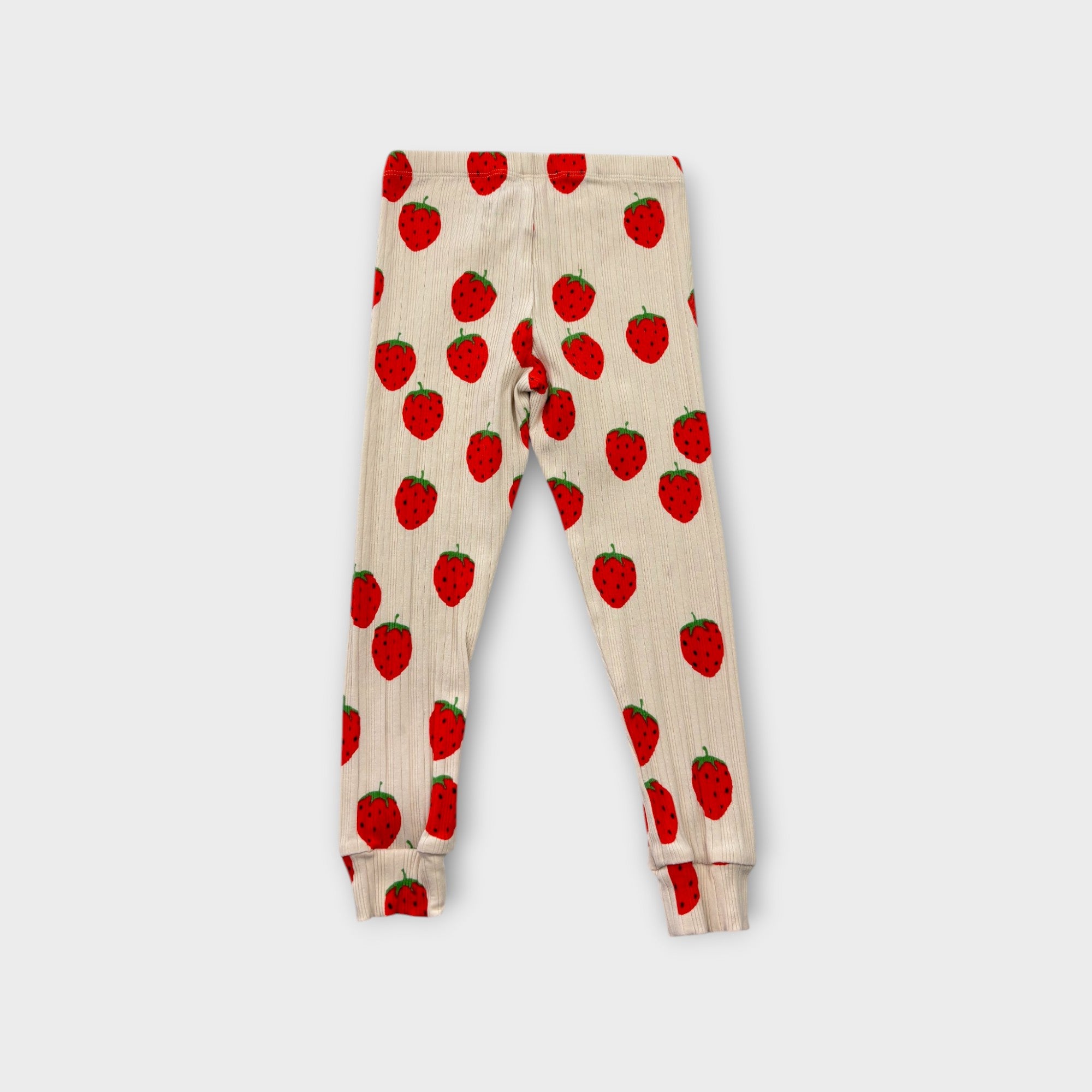 Mini Rodini Strawberry Leggings, Size 2