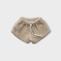 By Billie Cream Sherpa Shorts, Size 2
