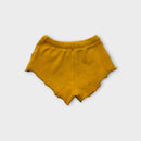Mustard Ribbed Shorts, Size 2