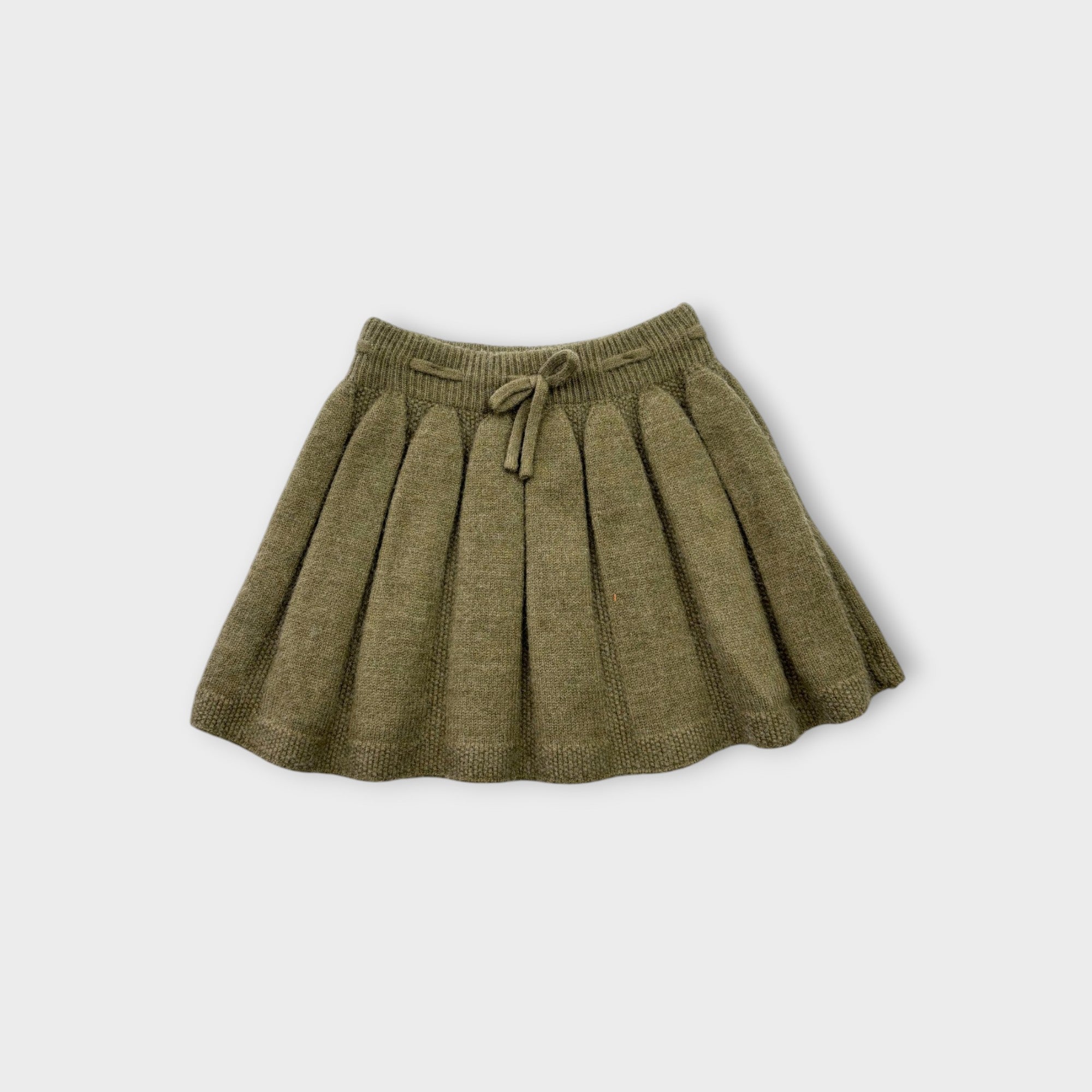 Green Knit Skirt, Size 2