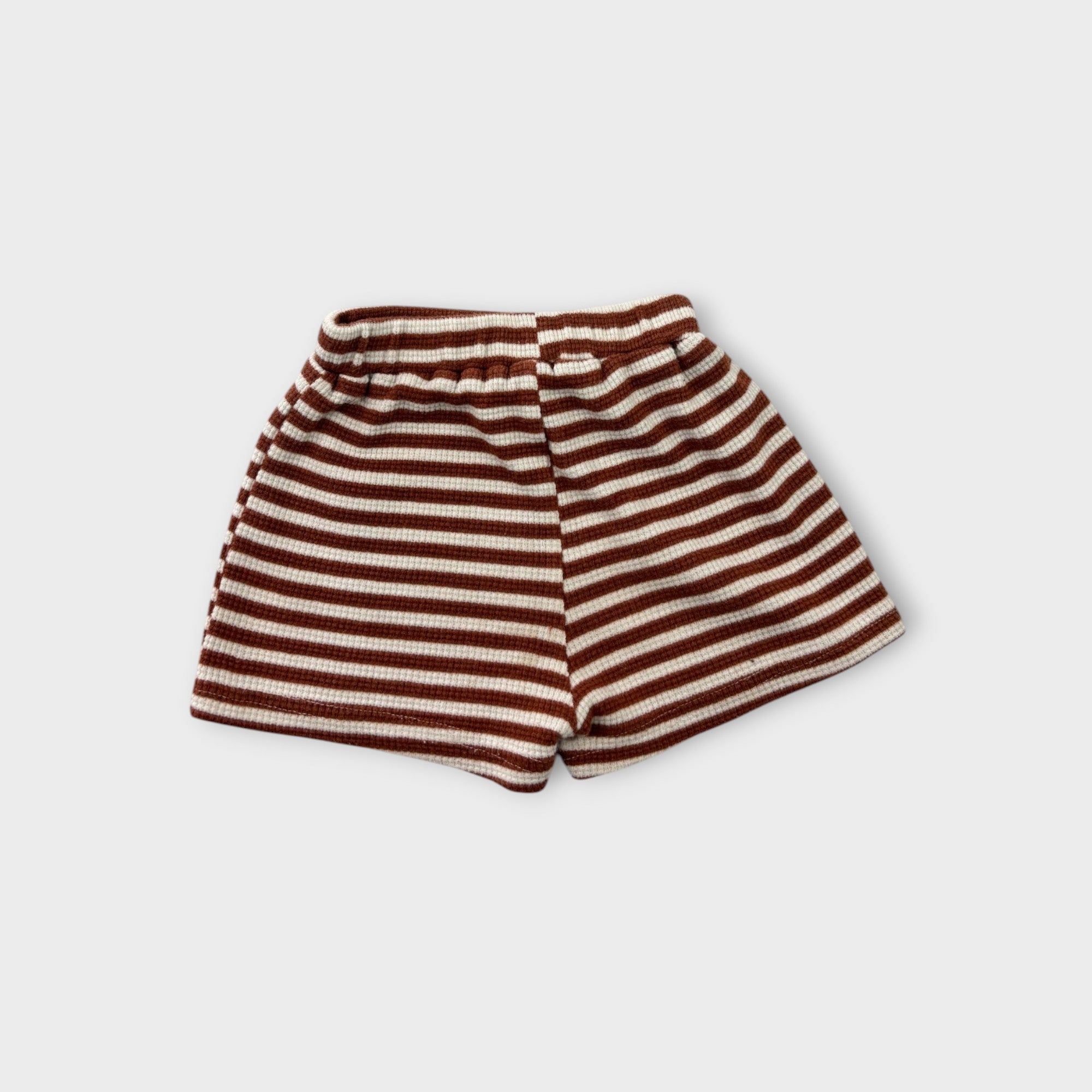 Brown Stripe Waffle Set, Size 2