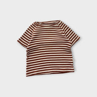 Brown Stripe Waffle Set, Size 2