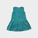 Little Green Radicals Sleeveless Teal Dress, Size 2-3
