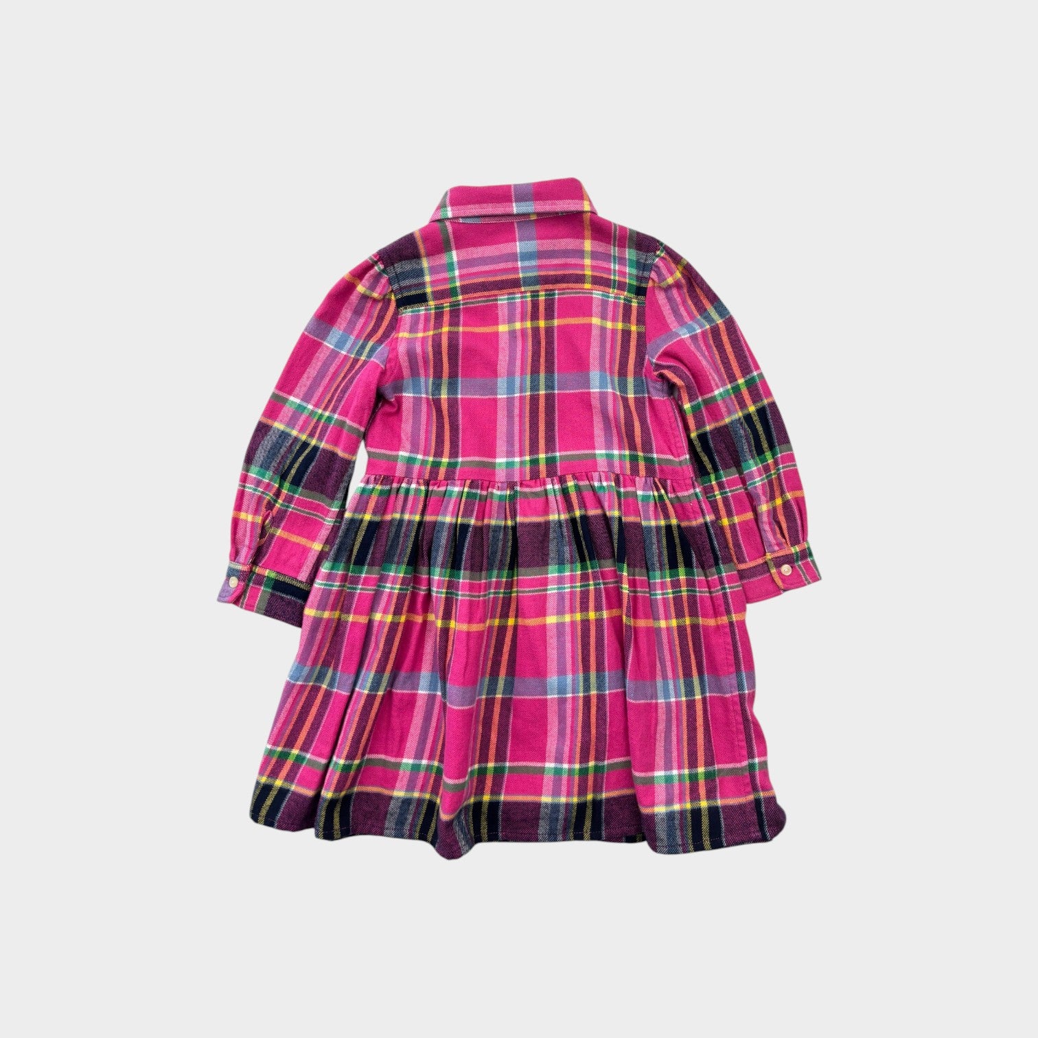 RL Tartan Flannel Dress, Size 2