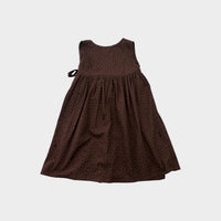 Minii Brown Broderie Anglaise Wrap Dress, Size 2