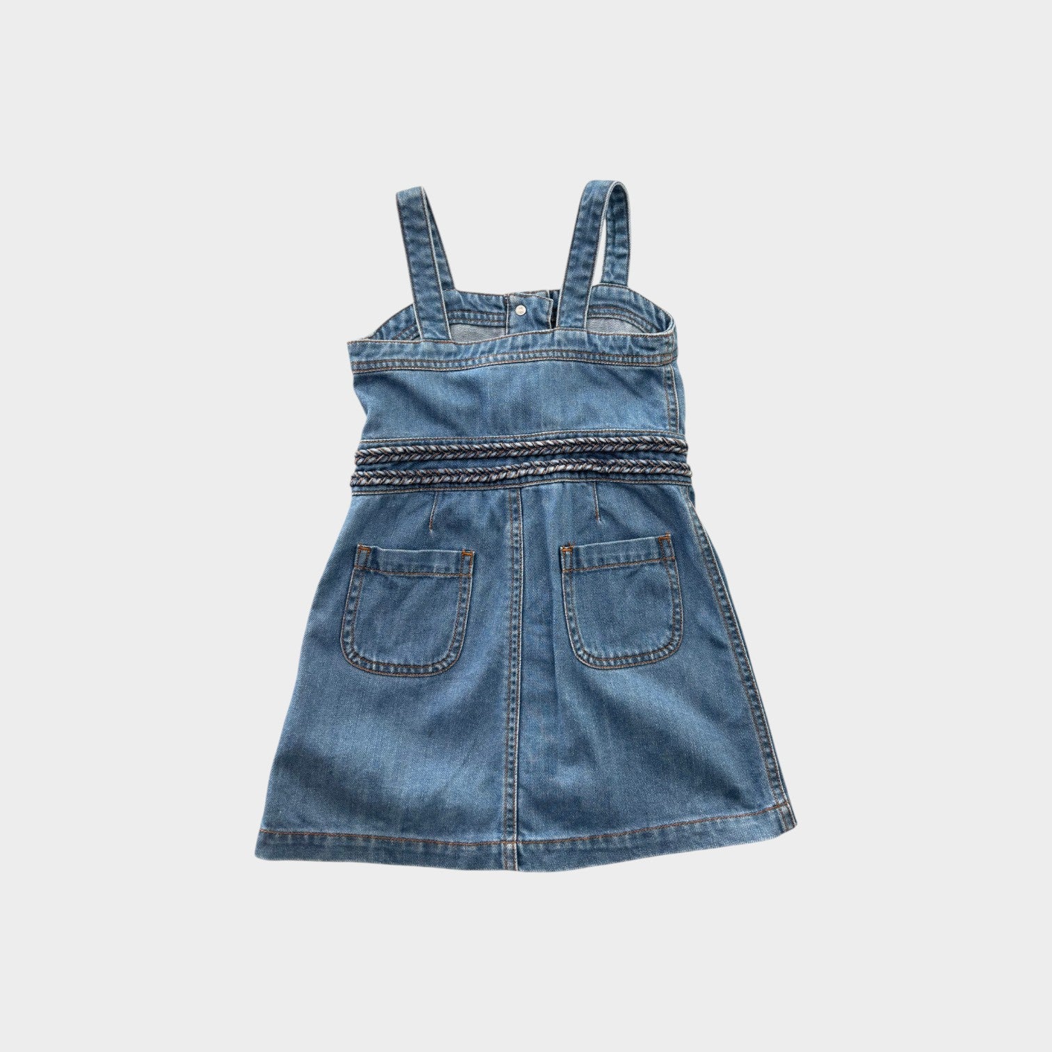 Vintage Fred Bare Denim Dress, Size 2