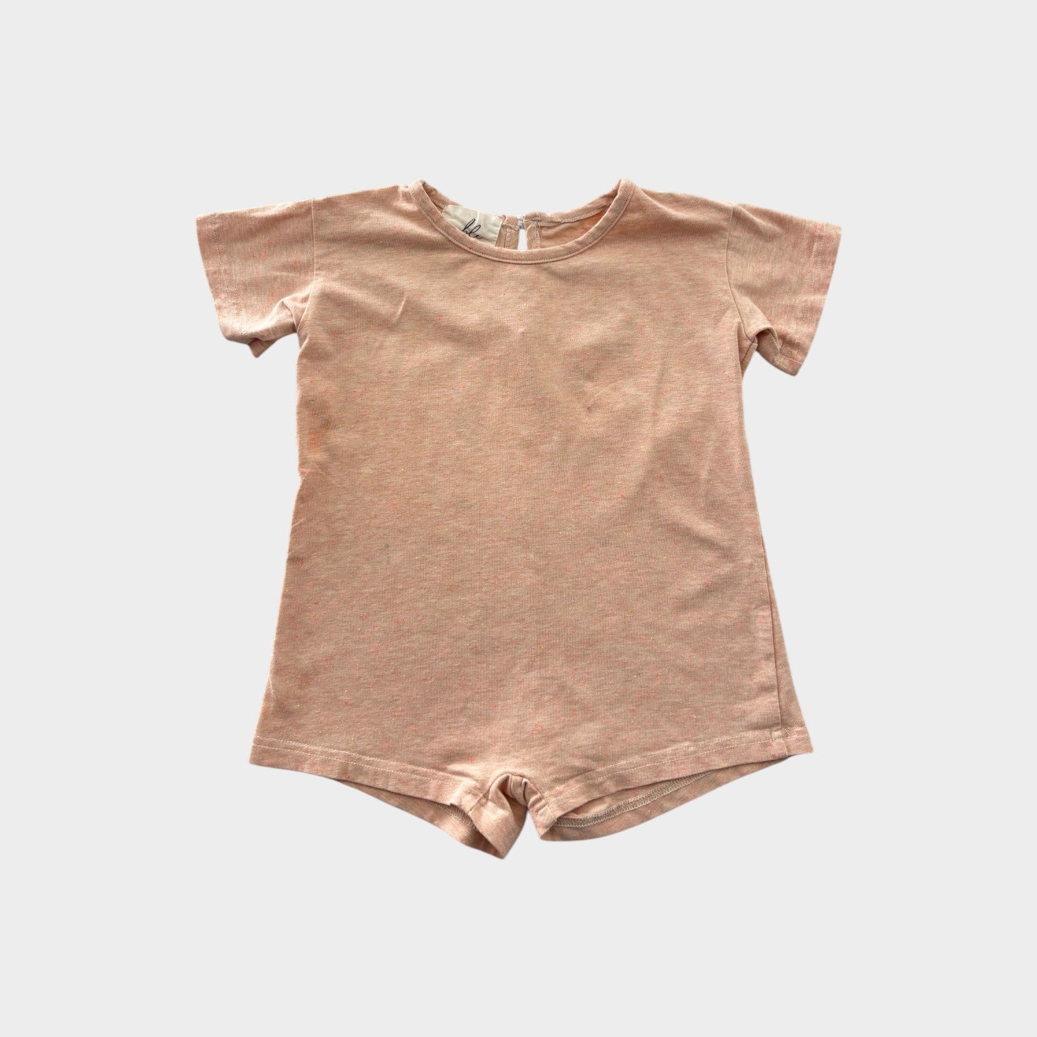 Fable & Ford Peach Speckle Jumpsuit, Size 2