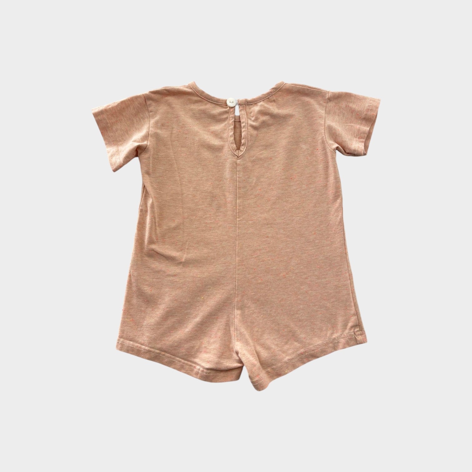 Fable & Ford Peach Speckle Jumpsuit, Size 2