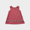 Vintage Gingham Apple Dress, Size 2