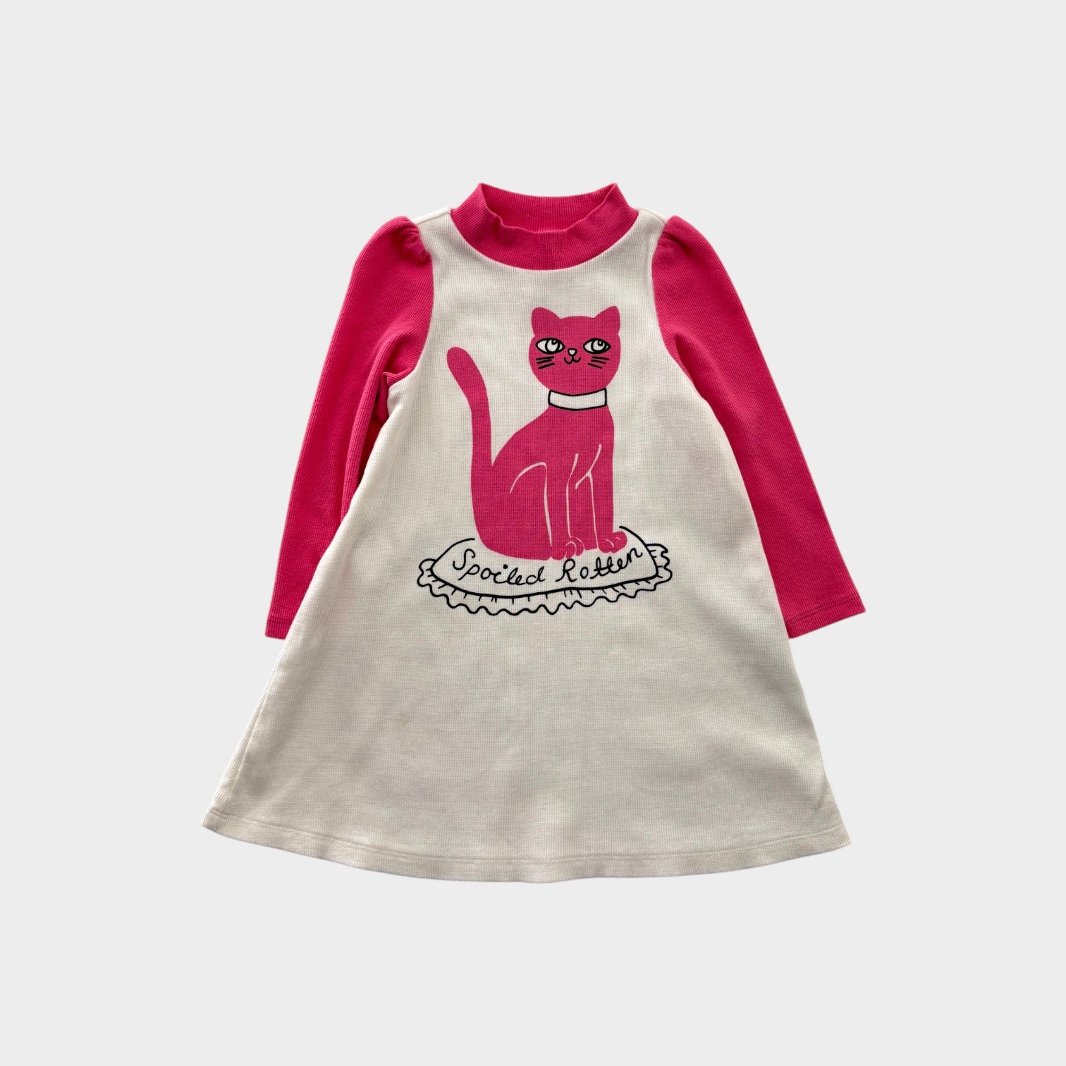 Mini Rodini Cat Dress, Size 2-3