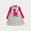 Mini Rodini Cat Dress, Size 2-3