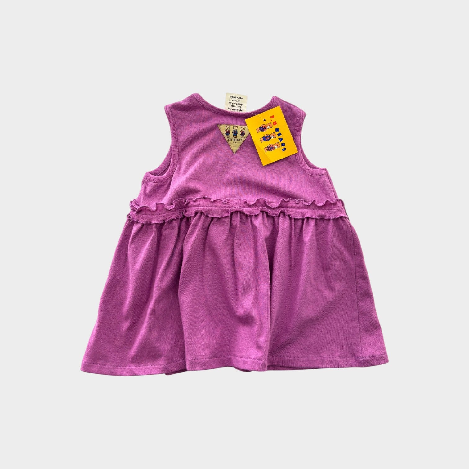 Deadstock Purple T.B Bears Dress, Size 2